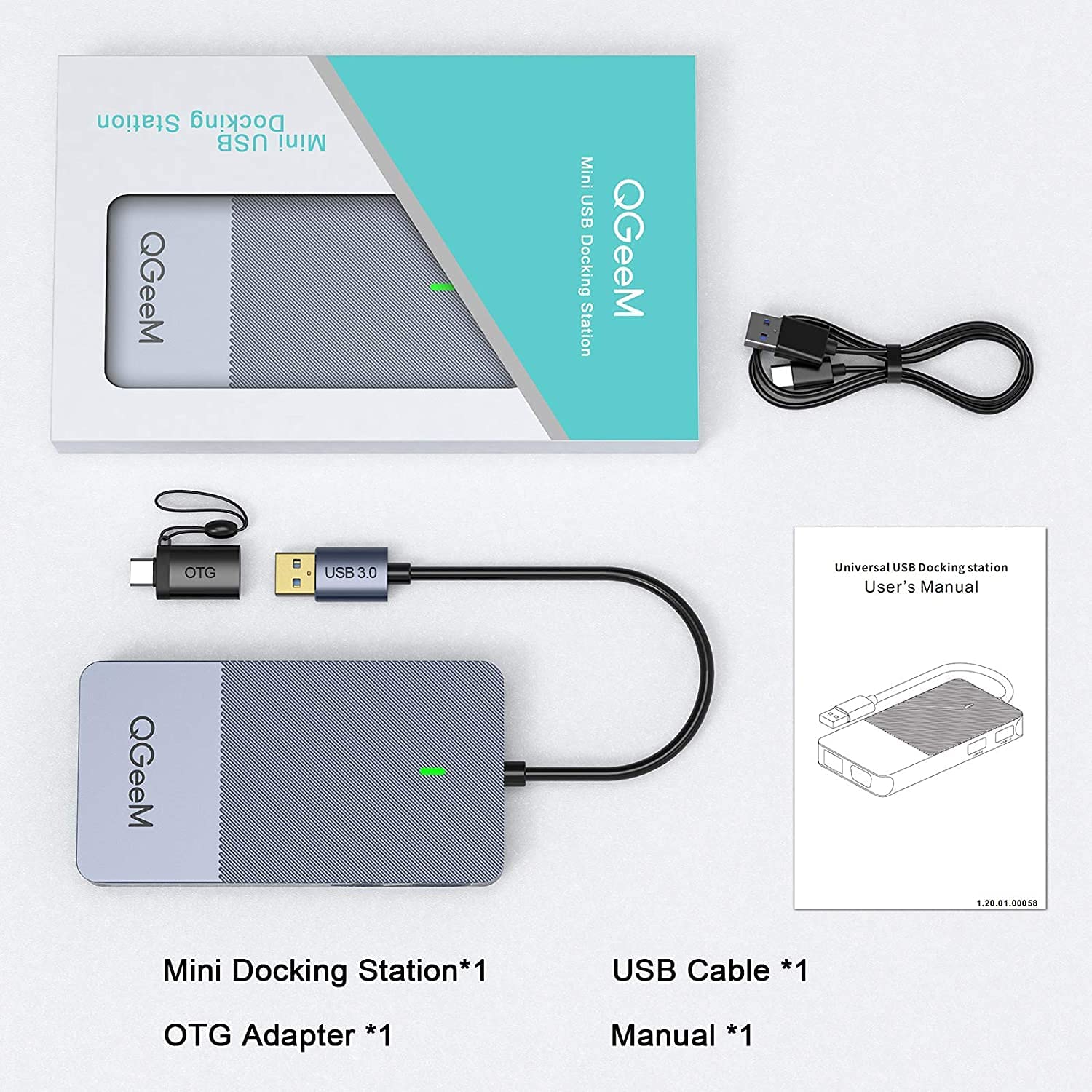 2 en 1 USB 3.0 Otg Adaptateur Type C Micro USB vers USB 3.0