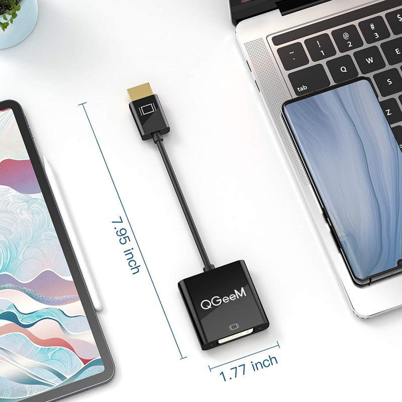 QGeeM DisplayPort to DVI DVI - D Single Link Adapter - QGeeM