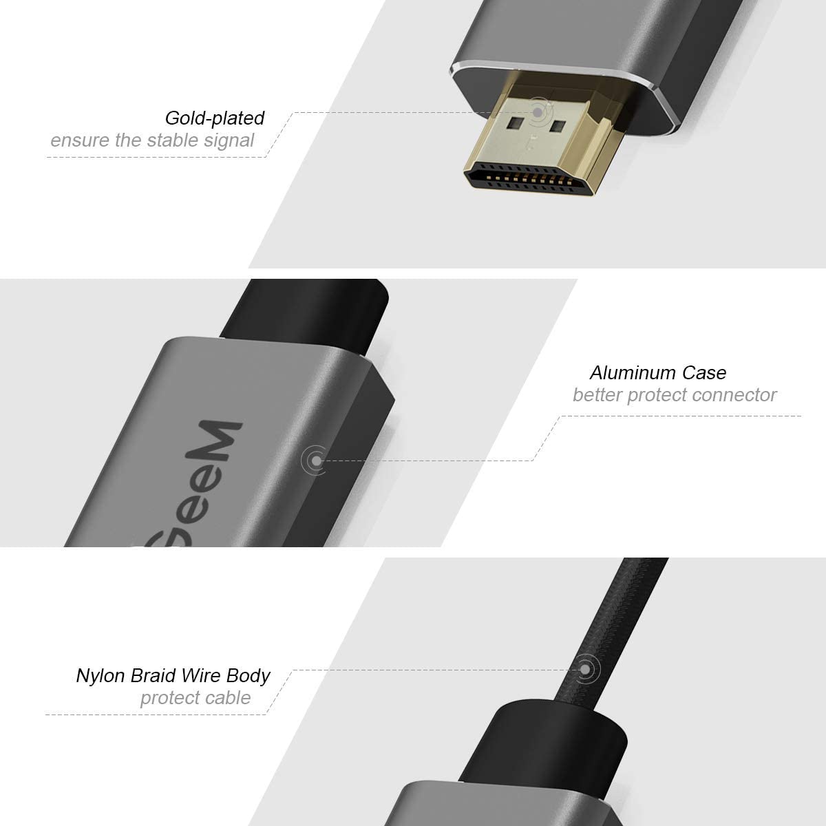 Câble convertisseur Mini DisplayPort vers HDMI, 6 pi (2 m)