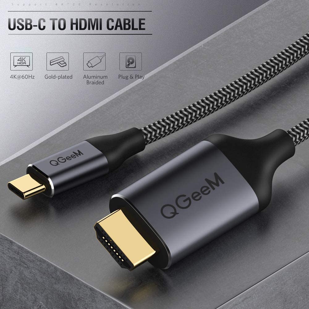 QGeeM Type C to HDMI Adapter Cable - QGeeM
