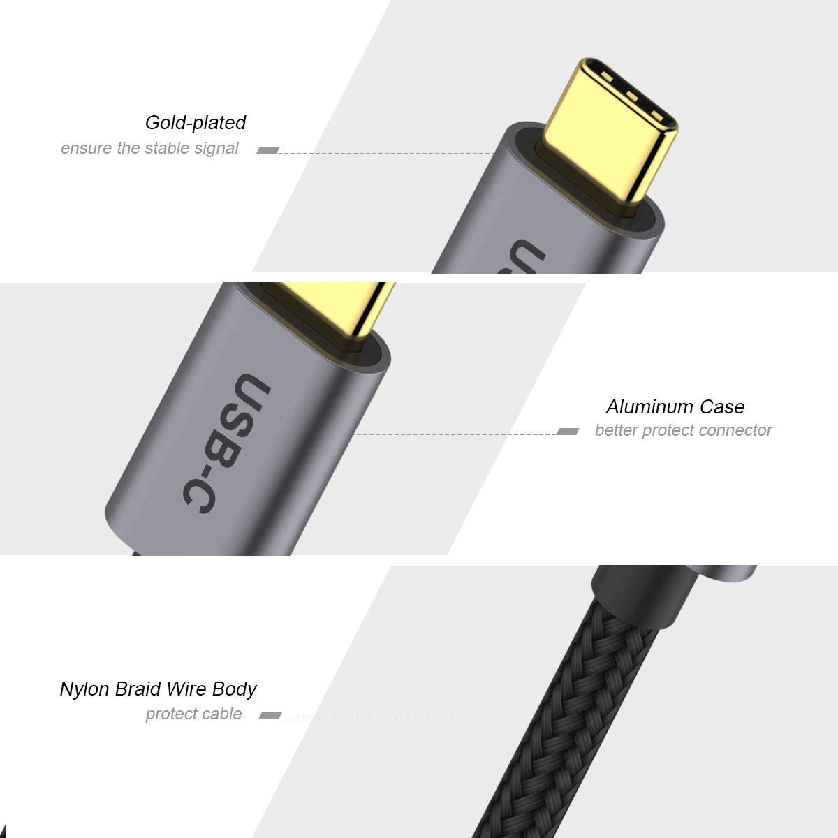QGeeM USB C to DisplayPort Adapter-Thunderbolt 3 - QGeeM
