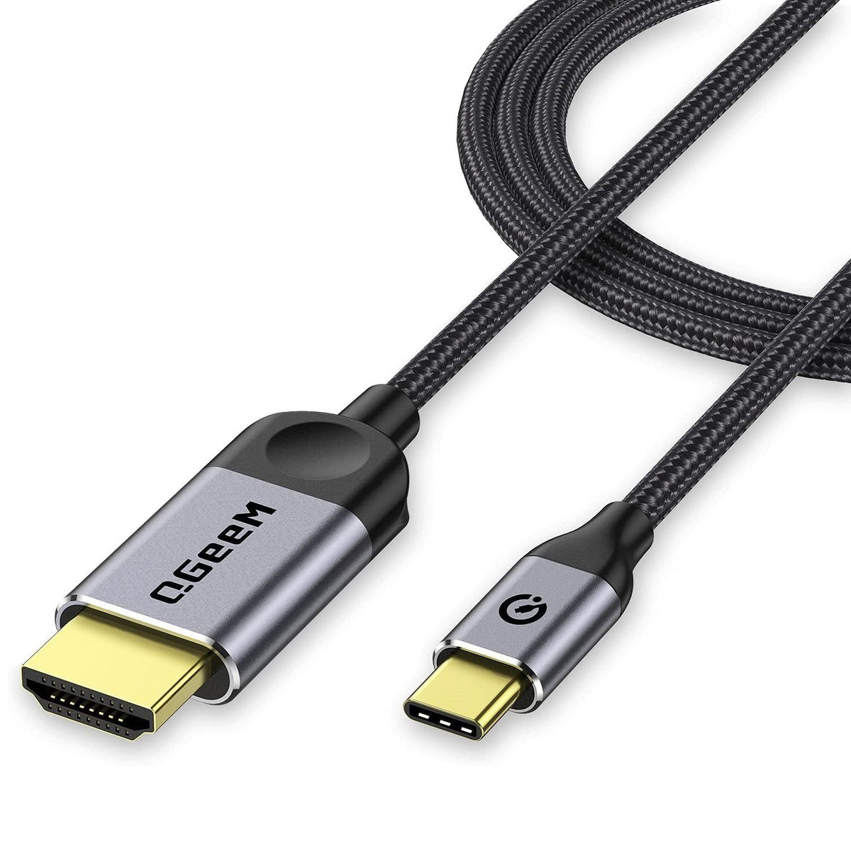 QGeeM USB-C to HDMI Cable-4K@30Hz, Thunderbolt