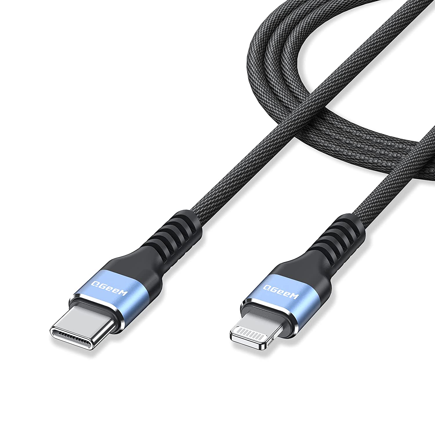 QGeeM USB C to Lightning Cable 3FT - QGeeM