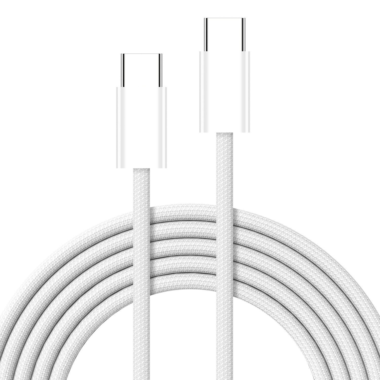 USB C to C Cable PD 20V3A 60W 480Mbps Braided Fast Charging Cable（3Pack） - QGeeM