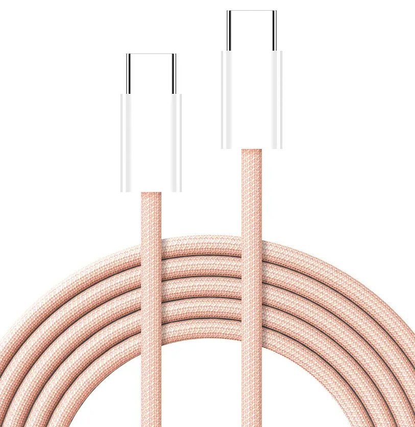 USB C to C Cable PD 20V3A 60W 480Mbps Braided Fast Charging Cable（3Pack） - QGeeM